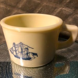 Vintage Old Spice Ceramic Shaving Mug Shulton Ship Grand Turk Salem 1786 ☀️